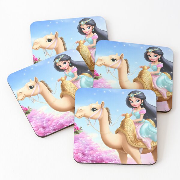 Item preview, Princess riding a camel in a beautiful landscape designed and sold by Artessie.