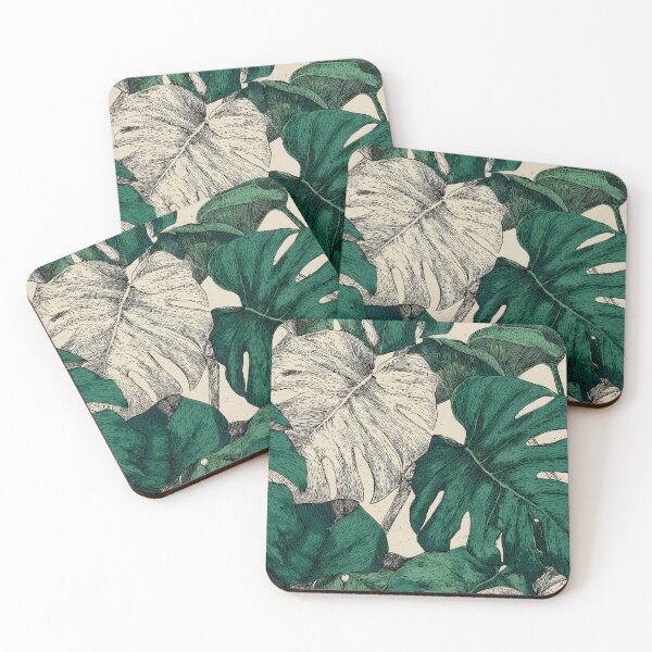Item preview, Monstera Leaves | Vintage Botanical Art Plant Lover Pattern designed and sold by Altered Pixels.