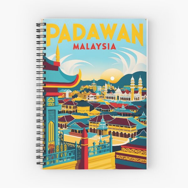 Item preview, Padawan Malaysia Vintage Travel Tourism 2 designed and sold by TravelersGems.