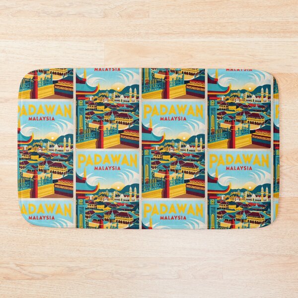 Item preview, Padawan Malaysia Vintage Travel Tourism 2 designed and sold by TravelersGems.