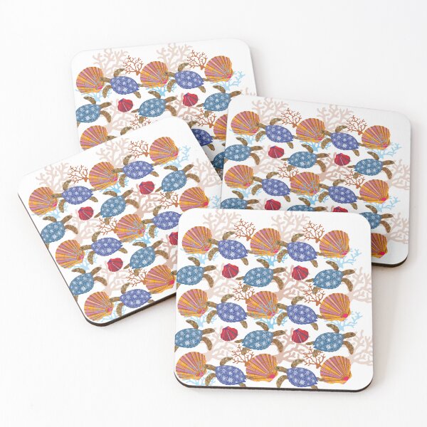 Item preview, Tropical turtles designed and sold by Sarah Marsh.