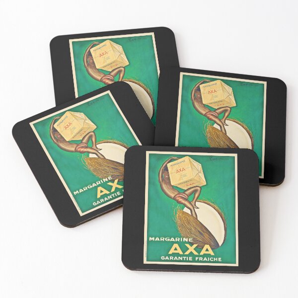 Item preview, Axa Margarine Ad from L'Art Menager | Vintage French Cooking Poster | Retro Food Advertising Art designed and sold by artofuniverse.