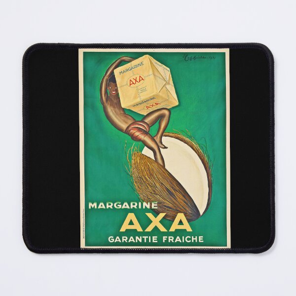 Item preview, Axa Margarine Ad from L'Art Menager | Vintage French Cooking Poster | Retro Food Advertising Art designed and sold by artofuniverse.