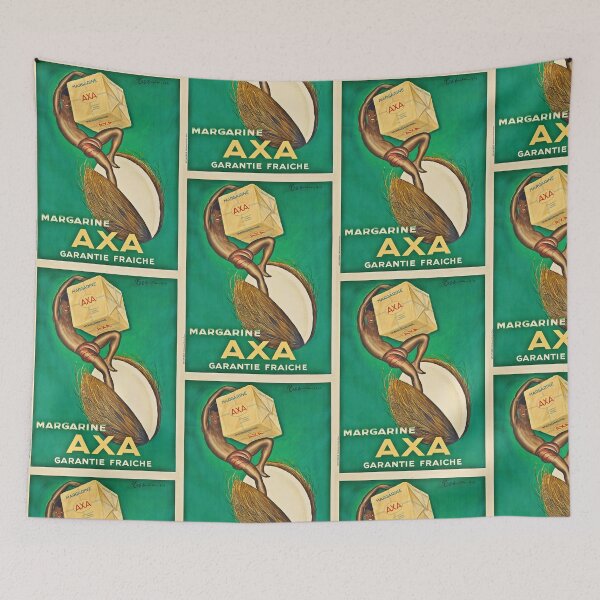 Item preview, Axa Margarine Ad from L'Art Menager | Vintage French Cooking Poster | Retro Food Advertising Art designed and sold by artofuniverse.