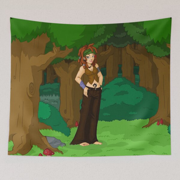 Item preview, Chica de la naturaleza designed and sold by OffensiveBard.