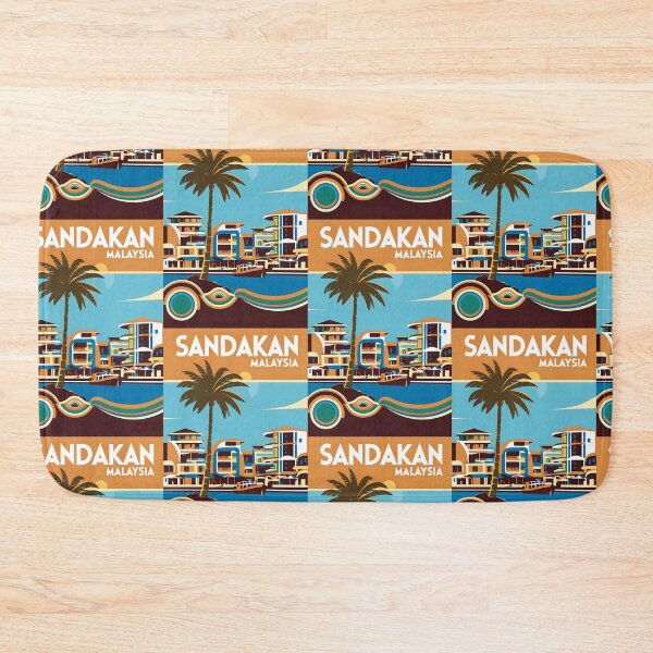 Item preview, Sandakan Malaysia Vintage Travel Tourism 2 designed and sold by TravelersGems.