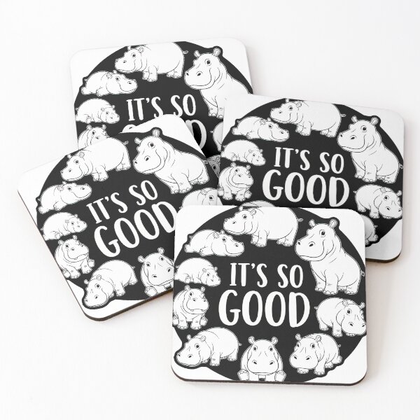 Item preview, Hippo Lover Quotes Stickers designed and sold by Dailyprintstyle.