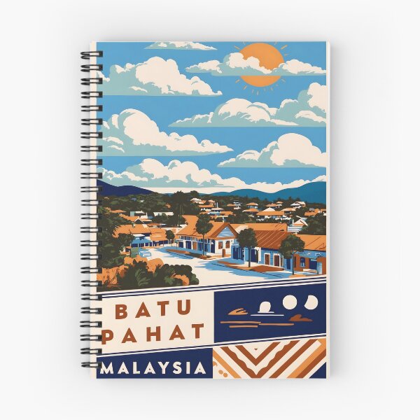 Item preview, Batu Pahat Malaysia Vintage Travel Tourism designed and sold by TravelersGems.
