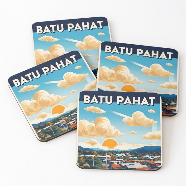 Item preview, Batu Pahat Malaysia Vintage Travel Tourism 2 designed and sold by TravelersGems.