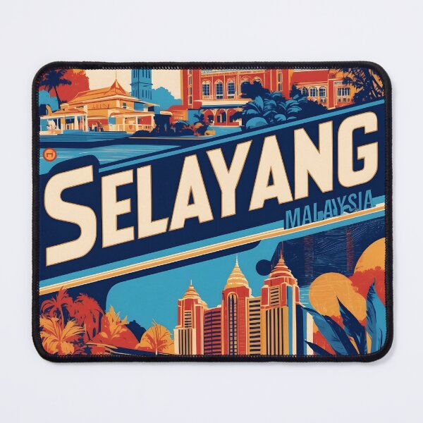 Item preview, Selayang Malaysia Vintage Travel Tourism 2 designed and sold by TravelersGems.