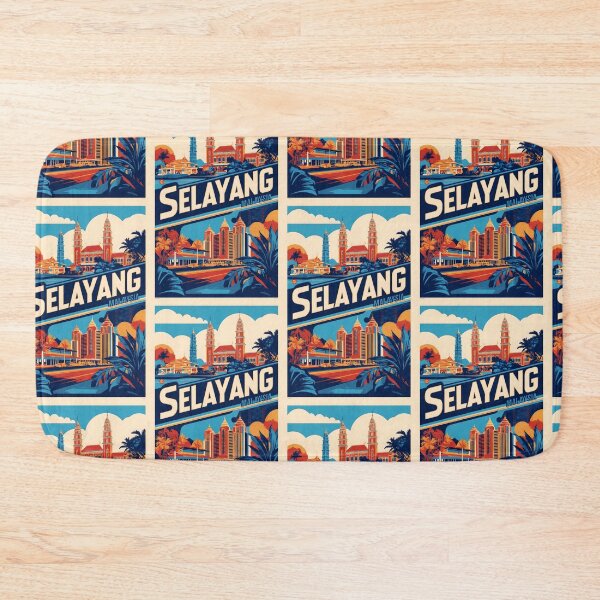 Item preview, Selayang Malaysia Vintage Travel Tourism 2 designed and sold by TravelersGems.