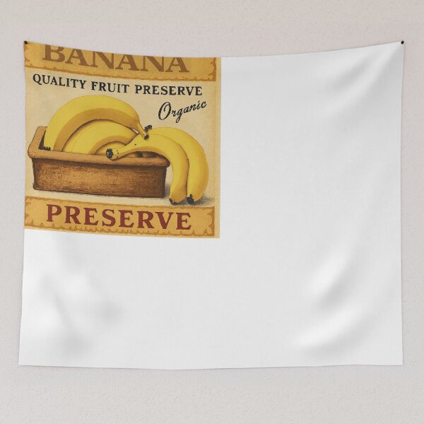 Item preview, Retro Banana Fruit Sticker Label designed and sold by Wordsmith-Wear.