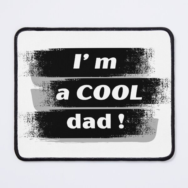 Item preview, I'm a COOL dad! - Minimalist Black & White Design designed and sold by JRprojects.