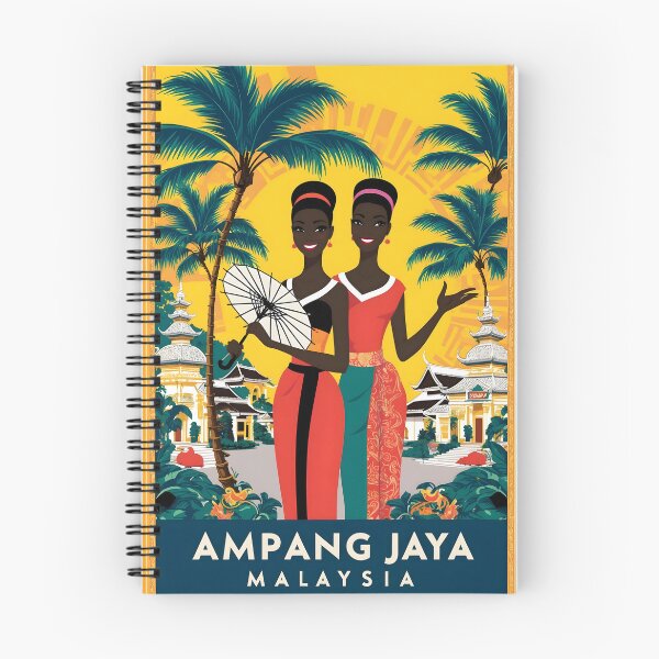 Item preview, Ampang Jaya Malaysia Vintage Travel Tourism designed and sold by TravelersGems.