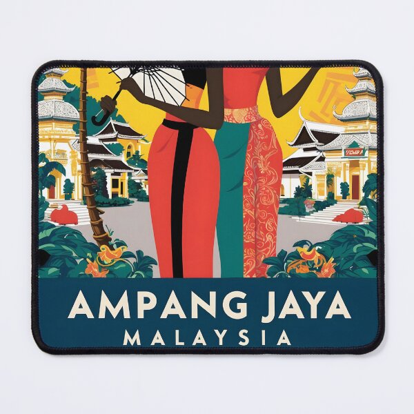 Item preview, Ampang Jaya Malaysia Vintage Travel Tourism designed and sold by TravelersGems.