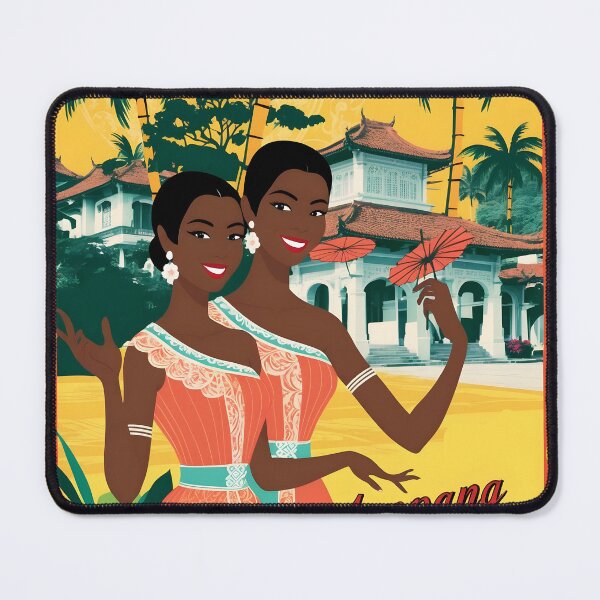 Item preview, Ampang Jaya Malaysia Vintage Travel Tourism 2 designed and sold by TravelersGems.