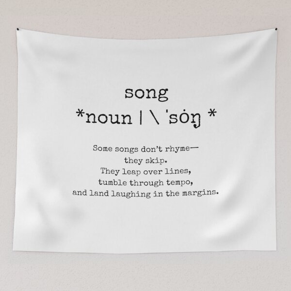 Item preview, phonetic quote nursery room quote music quote designed and sold by ArtbyJustis.