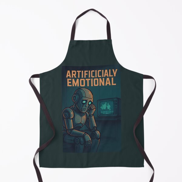 Aperçu de l'œuvre Artificiellement émotionnel – Un robot triste regarde une histoire d'amour créée et vendue par VoidBloom Studio.