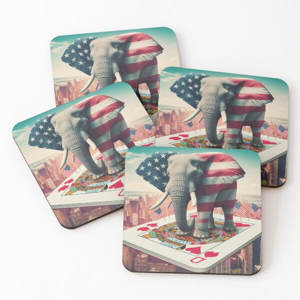 Item preview, Urban Jungle: A Giant Elephant Takes Over the Skyline in Bold American Style! designed and sold by FotoworldEdel.
