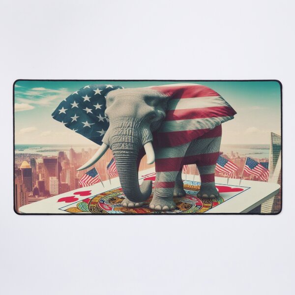 Item preview, Urban Jungle: A Giant Elephant Takes Over the Skyline in Bold American Style! designed and sold by FotoworldEdel.