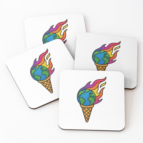 Item preview, Melting Planet – Earthcone on Fire designed and sold by UltimateShadow.