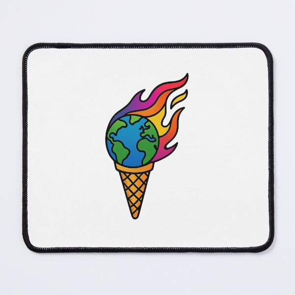Item preview, Melting Planet – Earthcone on Fire designed and sold by UltimateShadow.