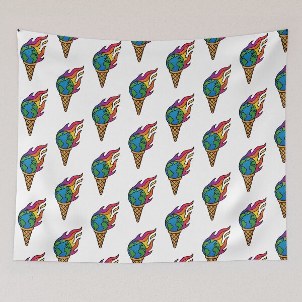 Item preview, Melting Planet – Earthcone on Fire designed and sold by UltimateShadow.