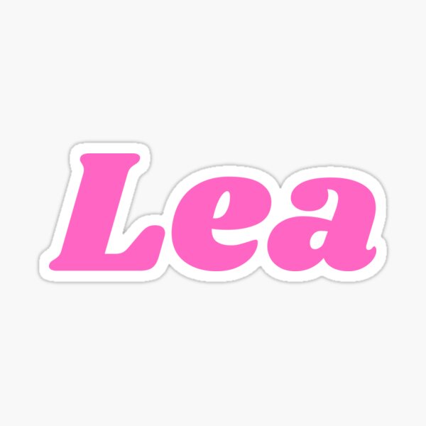 Lea Name Stickers for Sale | Redbubble