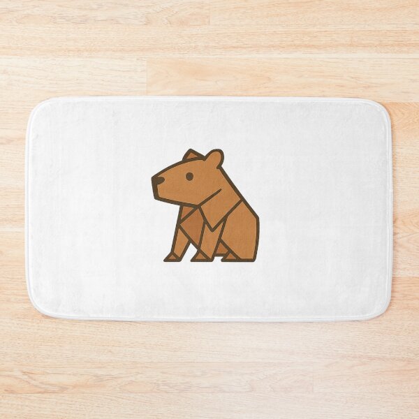 Item preview, Carl the Capybara geometric designed and sold by Thale's Designs.