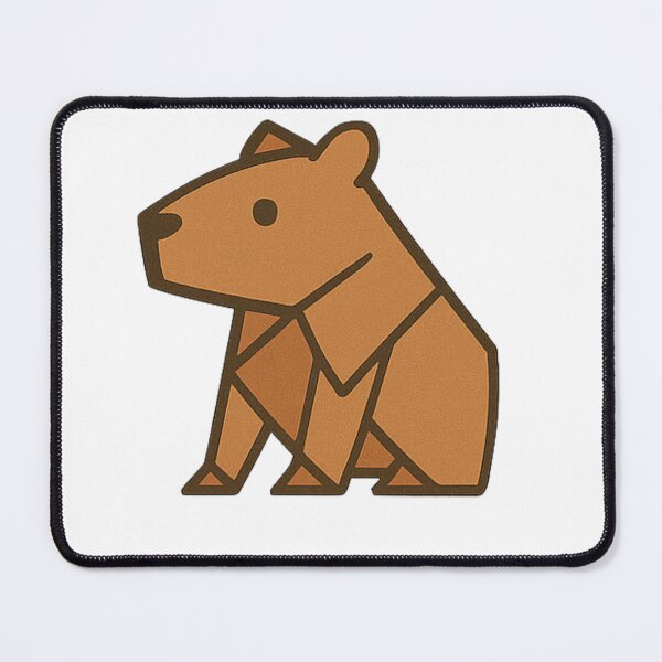 Item preview, Carl the Capybara geometric designed and sold by Thale's Designs.