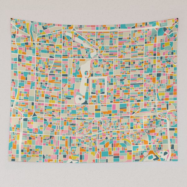Item preview, BEIJING CITY STREET MAP designed and sold by JazzberryBlue.
