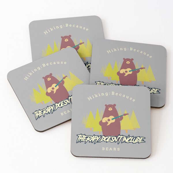 Item preview, Hiking: because therapy doesn't include bears, hiking tshirt  designed and sold by Jclapp29.