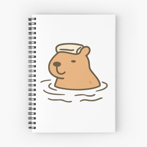 Item preview, Carl the Capybara Onsen Zen designed and sold by Thale's Designs.