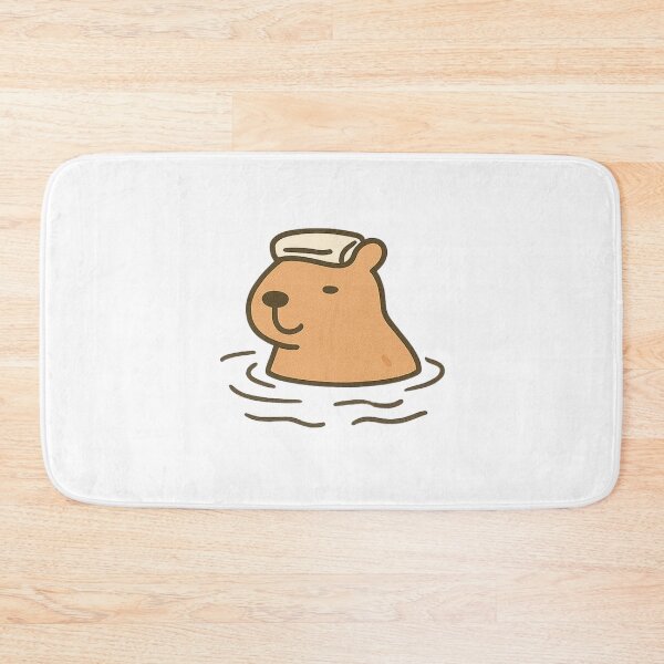 Item preview, Carl the Capybara Onsen Zen designed and sold by Thale's Designs.