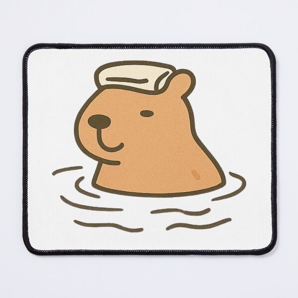 Item preview, Carl the Capybara Onsen Zen designed and sold by Thale's Designs.