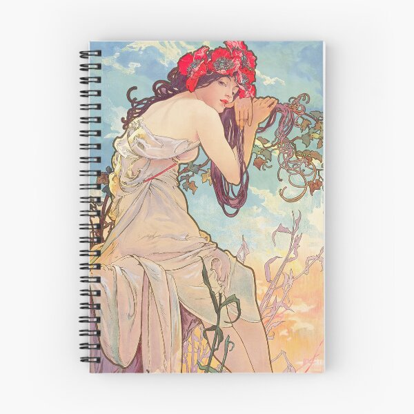Item preview, Alphonse Mucha The Seasons Summer designed and sold by maniacfitness.