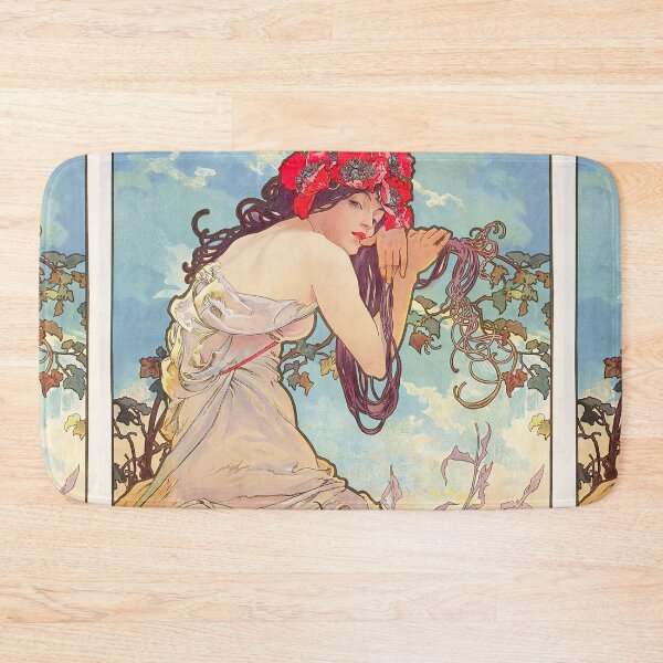 Item preview, Alphonse Mucha The Seasons Summer designed and sold by maniacfitness.