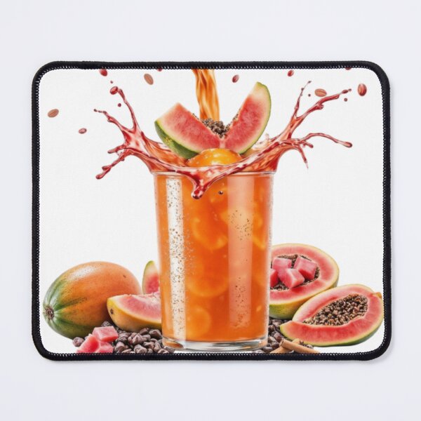 Item preview, Tropical Fruit Juice Splash with Papaya and Watermelon designed and sold by Creative88Art.