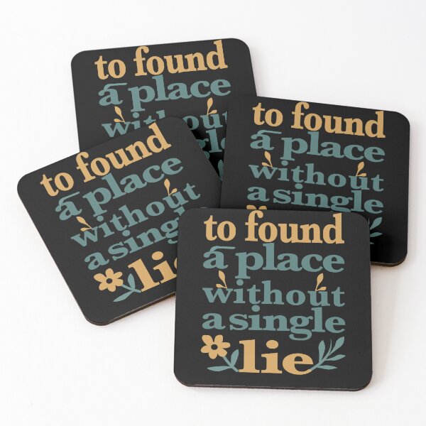 Item preview, A Place Without Lies – Truth Seeker Typography – Honesty & Purity Design designed and sold by DG-ShopLT.