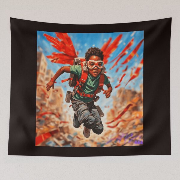Item preview, "Jetpack Dreams: Lift-Off Legend" designed and sold by Blackcanvas444.