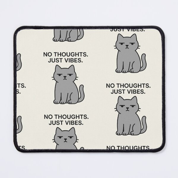 Item preview, No Thoughts. Just Vibes. designed and sold by wibby-color.