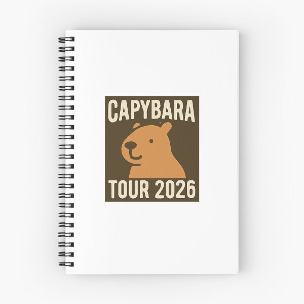 Item preview, Capybara Tour 2026 designed and sold by Thale's Designs.
