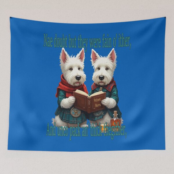 Item preview, Nae Doubt But They Were Fain O Ither Burns The Two Dogs designed and sold by taiche.