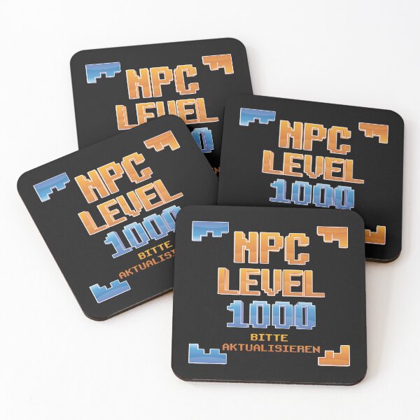 Item preview, NPC - Non Playable Character viral trend design designed and sold by StefanStock73.