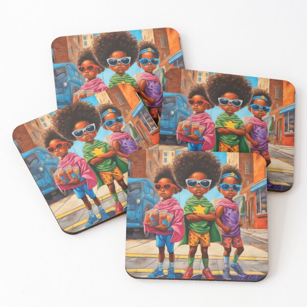 Item preview, "Snack Squad: Block Heroes" designed and sold by Blackcanvas444.