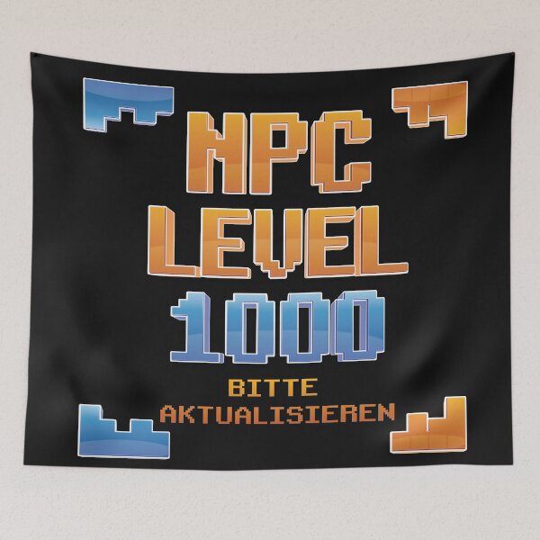 Item preview, NPC - Non Playable Character viral trend design designed and sold by StefanStock73.