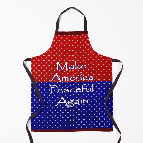 Item preview, Make America Peaceful Again then make America Great Again - No War Anti War theme with American flag color designed and sold by ZechJohnRB.