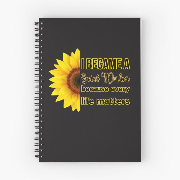 Item preview, I Became a Social Worker Because Every Life Matters – Floral Side Design designed and sold by WHDProduction45.