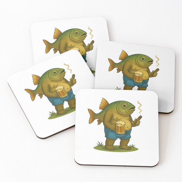 Item preview, Beer Belly Fish Guy Italian Brainrot Meme  Funny Surreal Cartoon Character With Cigar designed and sold by millionair3.