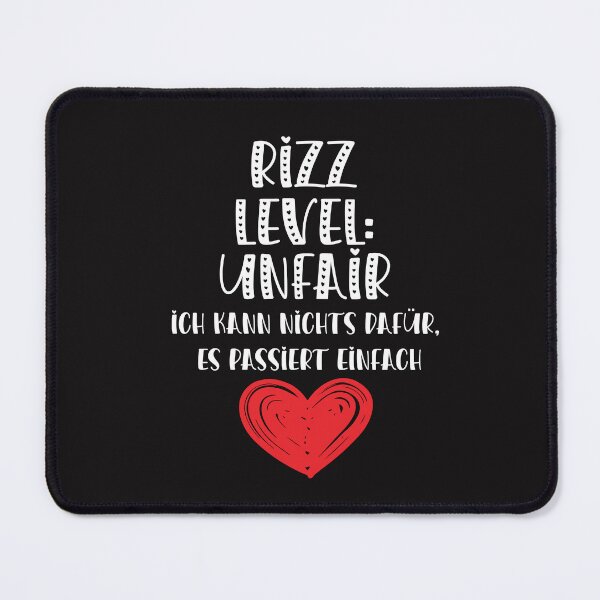 Artikelvorschau, Rizz level Slogan für Jugendliche entworfen und verkauft von StefanStock73.